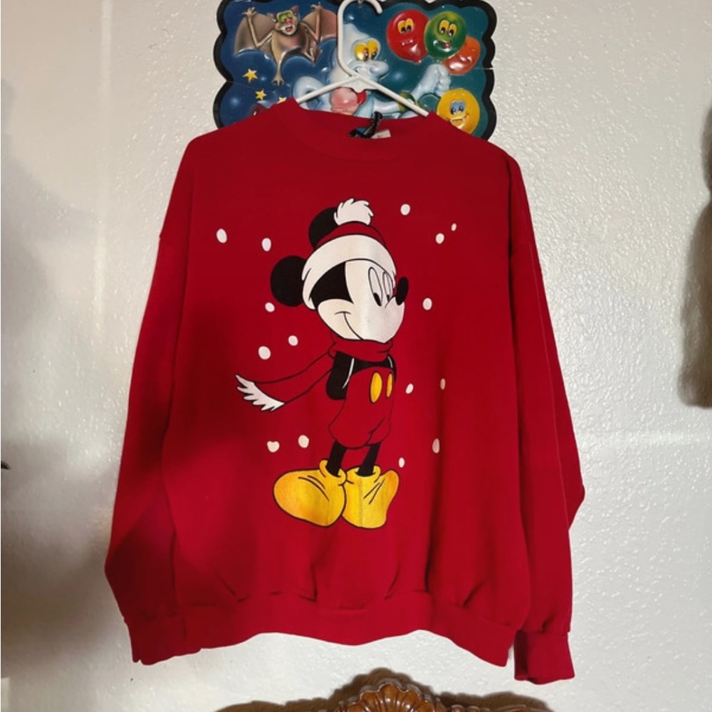 Vintage 80s / 90s Mickey Mouse Christmas sweater